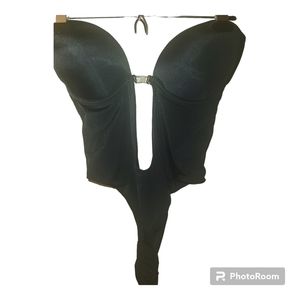 - Amazon Plunge Backless Body  suit Size 36 NWOT